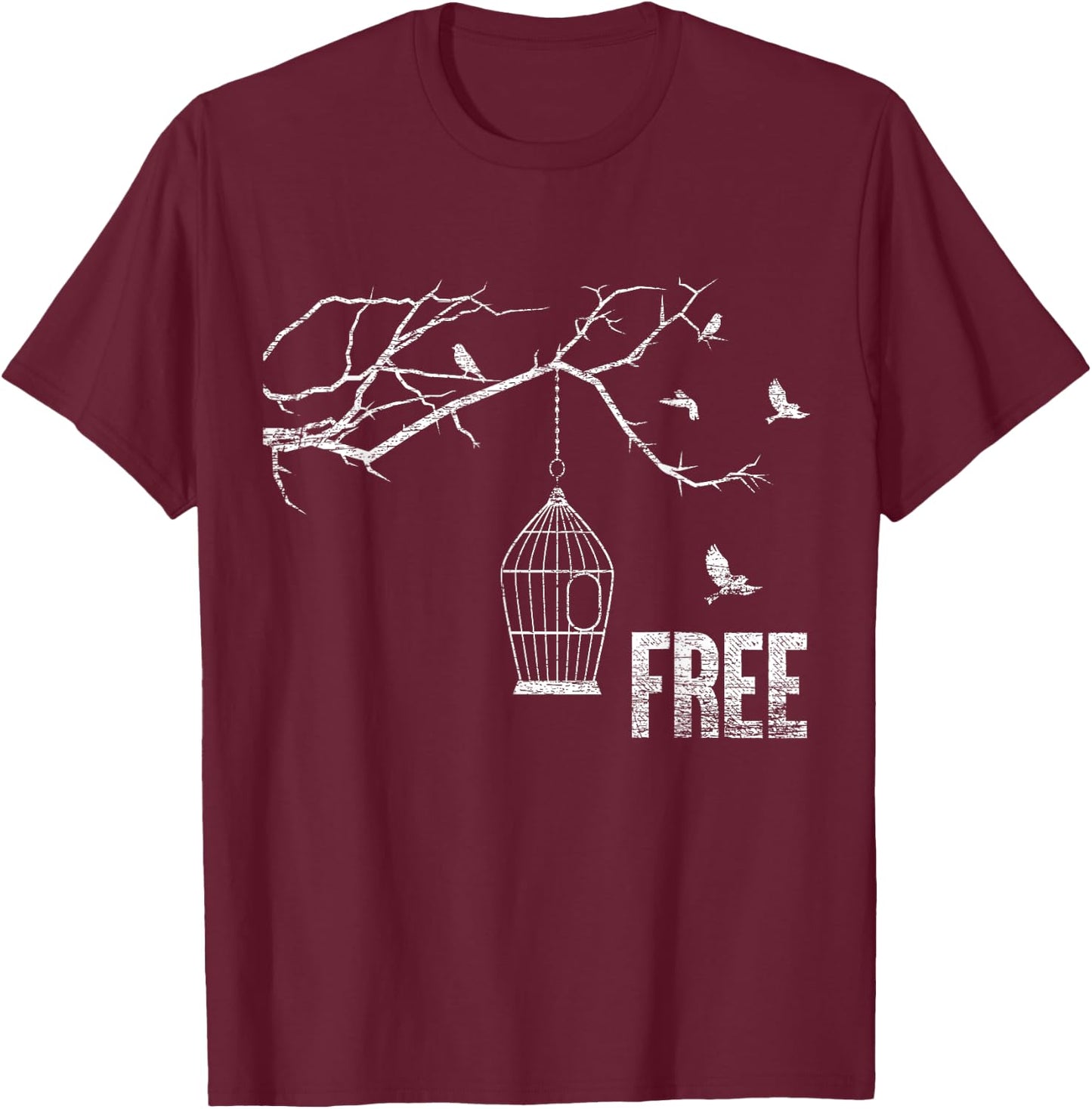 Free Bird T-Shirt - T-Shirt | Maroon