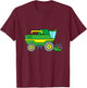 Tractor : Combine Harvester Shirt T-Shirt - T-Shirt | Maroon