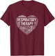 Respiratory Therapist Heart Gift Therapy Care Week T-Shirt - T-Shirt | Maroon