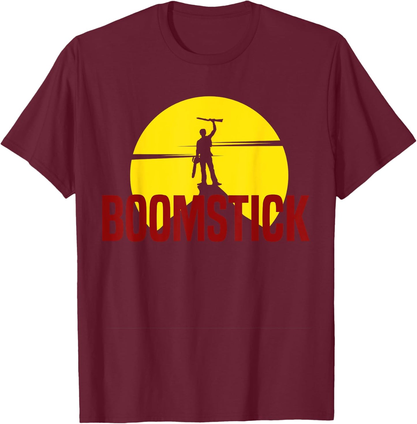This Is My Boomstick Shotgun Dead Red Evil T-Shirt - T-Shirt | Maroon