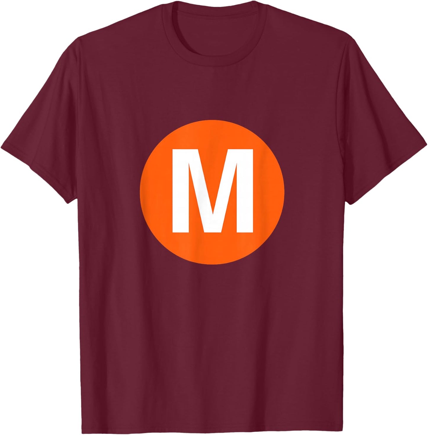 M Line - NYC Subway Train T-Shirt - T-Shirt | Maroon