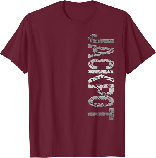 Jackpot Model Motorcycle T-Shirt - T-Shirt | Maroon
