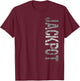 Jackpot Model Motorcycle T-Shirt - T-Shirt | Maroon