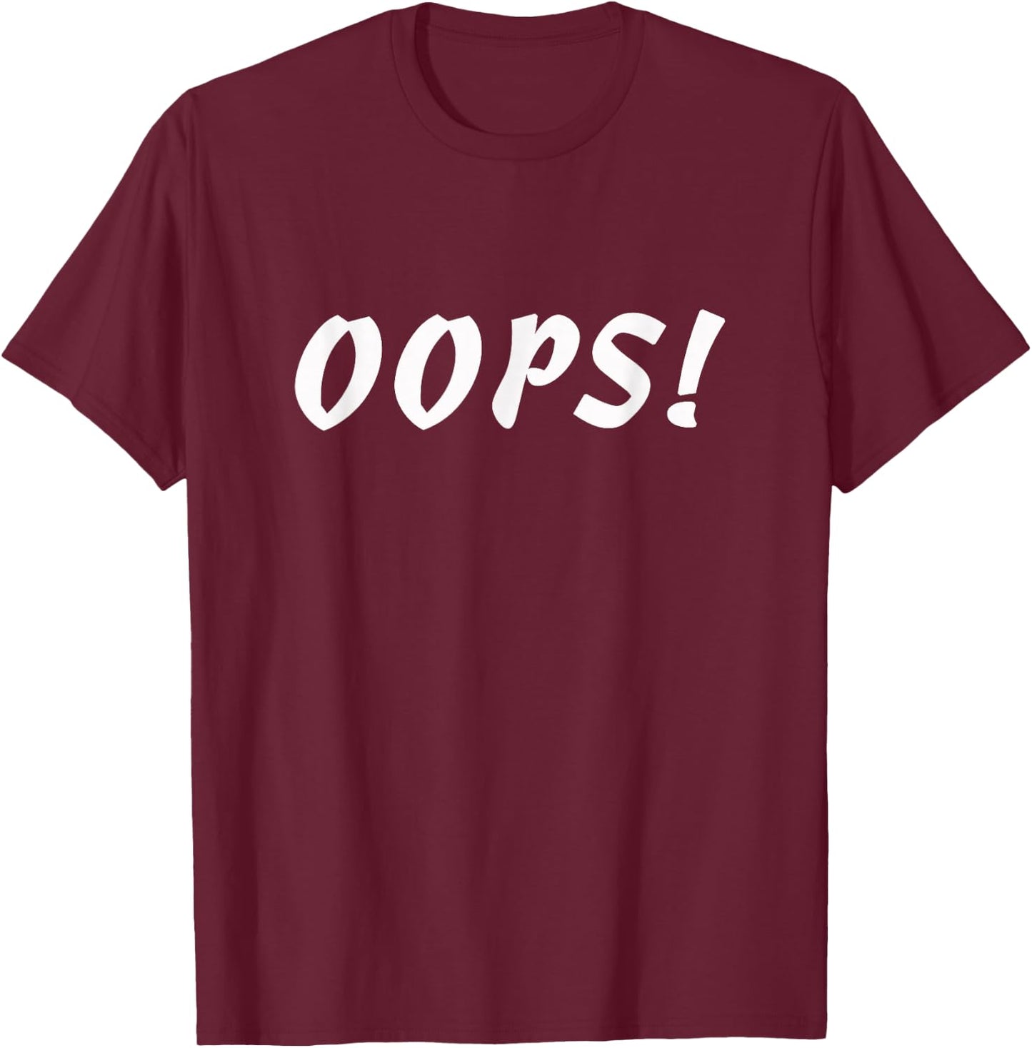 Oops T-Shirt - T-Shirt | Maroon