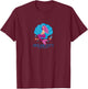 Ocean City New Jersey NJ Mermaid & Sea Shell T-Shirt - T-Shirt | Maroon