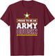 Proud Army Cousin T Shirt Proud To Be An Army Cousin T-Shirt - T-Shirt | Maroon