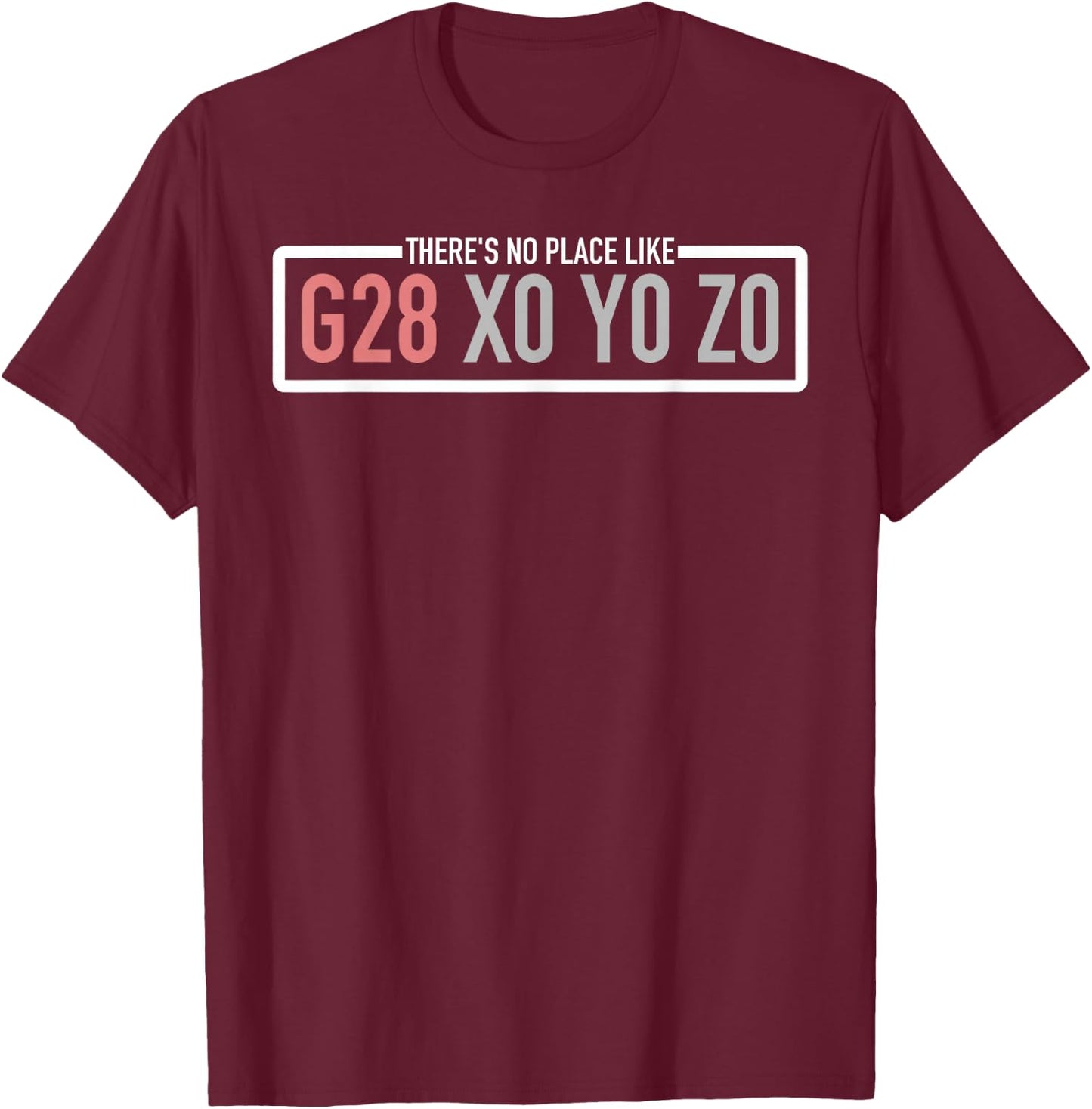 CNC Machinist There's No Place Like G28 X0 Y0 Z0 T-Shirt - T-Shirt | Maroon