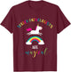 Speech Pathologist Appreciation Gift Shirt Unicorn SLP Magic T-Shirt - T-Shirt | Maroon