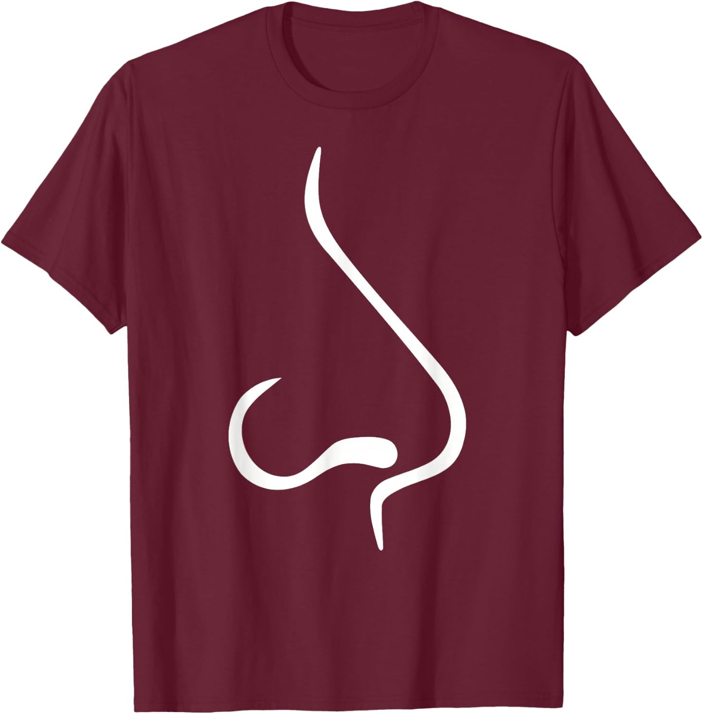 Nose T-Shirt - T-Shirt | Maroon