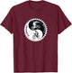Bicycle Shirt Gift Yin Yang Road And Mountain Bike Month T-Shirt - T-Shirt | Maroon