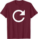 Refresh Icon Reload Page T-Shirt - T-Shirt | Maroon