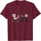 Fightin Christmas Movie Guys T-Shirt - T-Shirt | Maroon