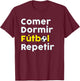 Camisa de Futbol | Soccer Shirt in Spanish T-Shirt - T-Shirt | Maroon
