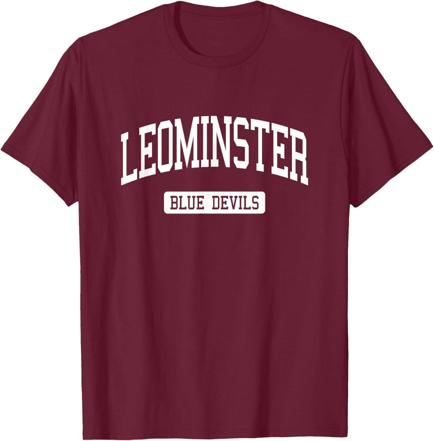 Leominster High School HS Leominster MA Varsity Sports T-Shirt - T-Shirt | Maroon