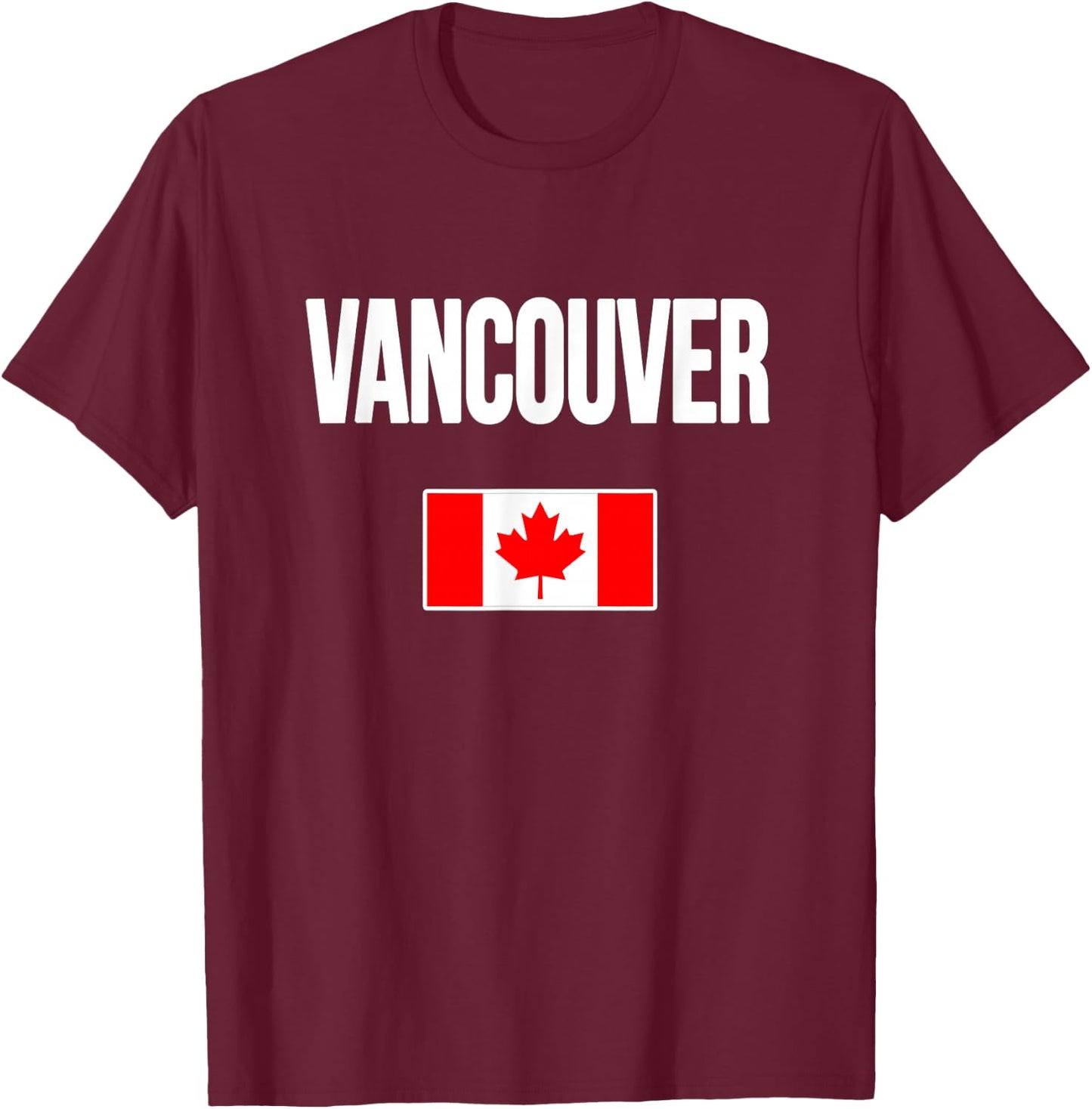 Vancouver Canada T-Shirt - T-Shirt | Maroon