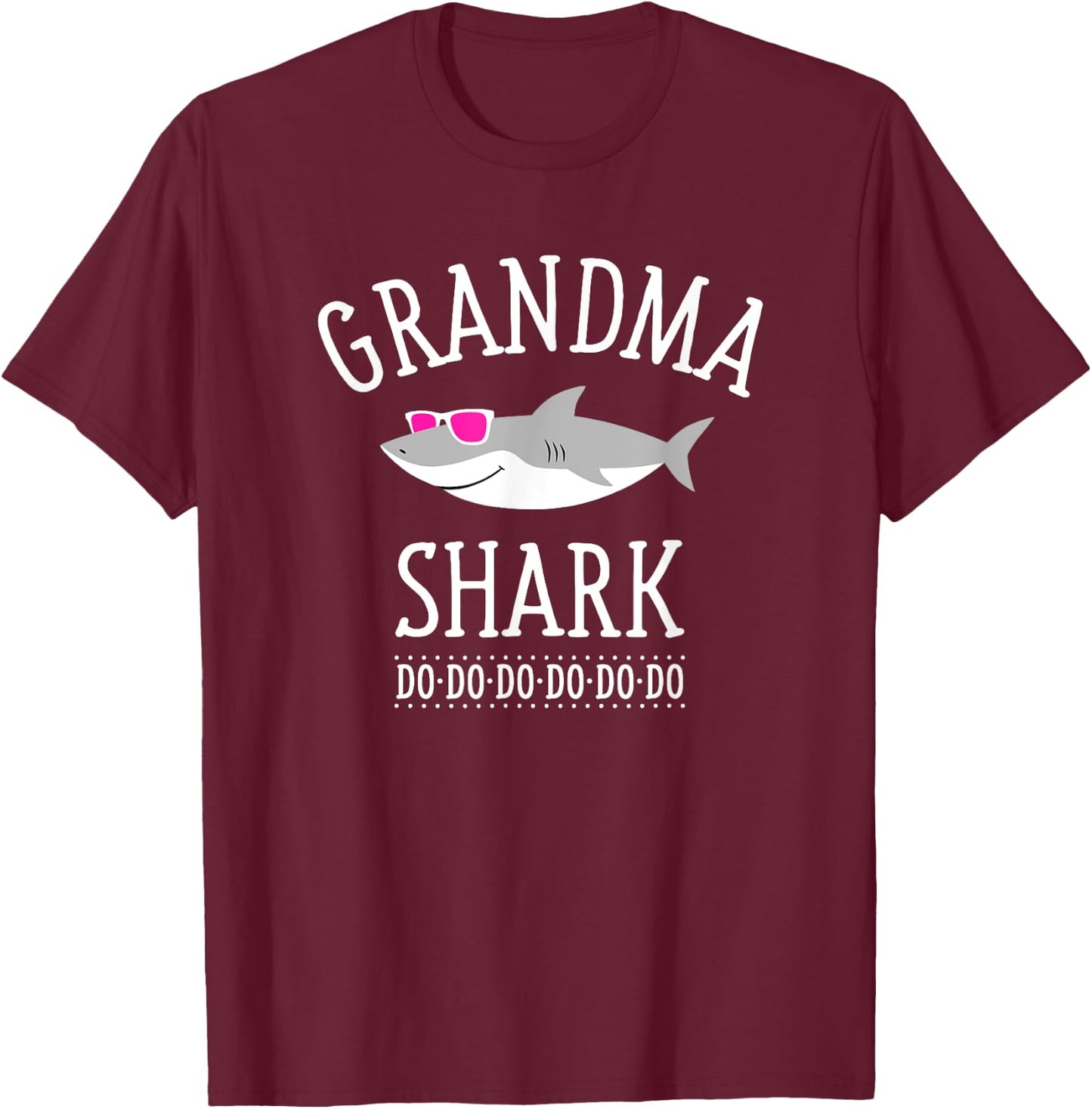 Grandma Shark T-Shirt - T-Shirt | Maroon