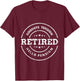 Retirement Shirt Men Women Goodbye Tension Hello Pension T-Shirt - T-Shirt | Maroon