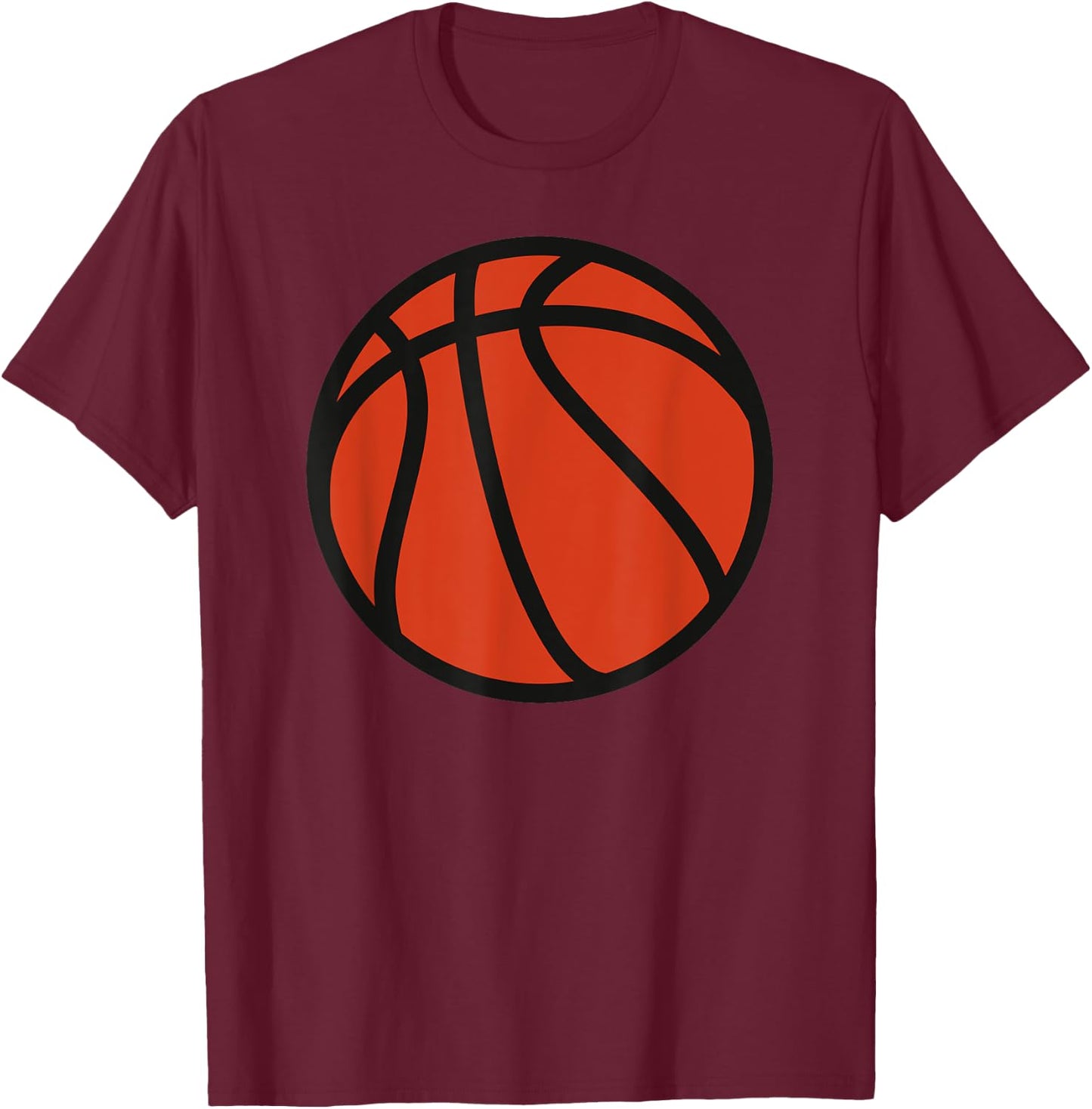 Basketball logo T-Shirt - T-Shirt | Maroon