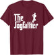 The Jog Father Funny Jogging Shirt Cool Runner Gifts T-Shirt - T-Shirt | Maroon