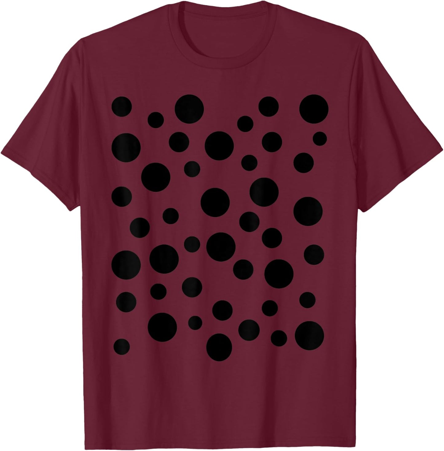 Ladybug DIY Costume Last Minute Halloween Easy Lady Bug T-Shirt - T-Shirt | Maroon