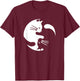 Cat Yin Yang Peace Loving Interconnected Gift T-Shirt - T-Shirt | Maroon