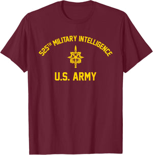 525th Expeditionary Military Intelligence Brigade T-Shirt - T-Shirt | Maroon