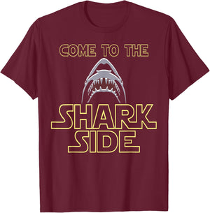 Great White Shark Shirt For Shark Lovers T-Shirt - T-Shirt | Maroon