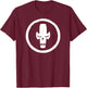 Marvel Crossbones Classic Logo Mask Emblem Graphic T-Shirt - T-Shirt | Maroon