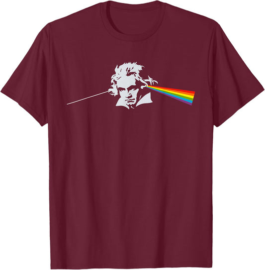 Beethoven Classical Music Composer T-Shirt - T-Shirt | Maroon
