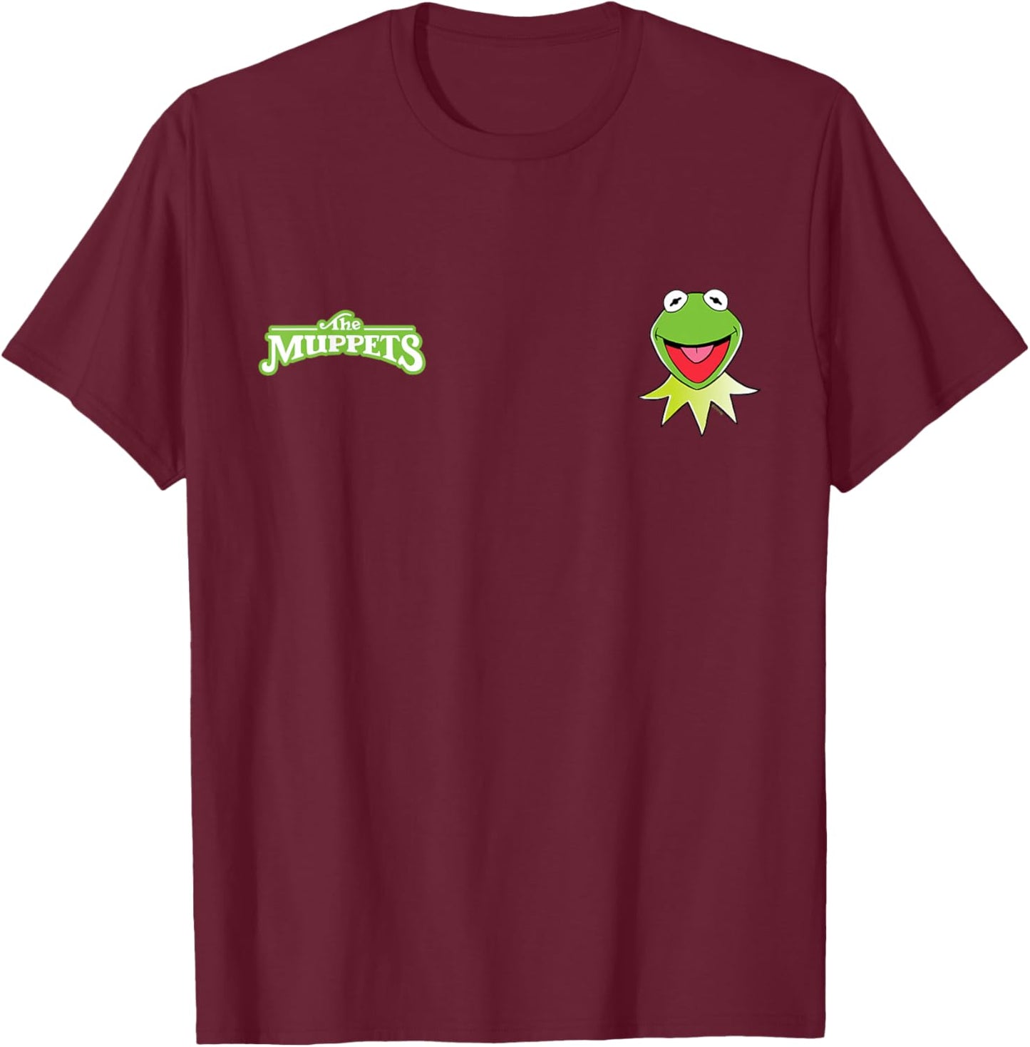 Disney The Muppets Kermit the Frog #55 2-Sided Soccer Jersey T-Shirt - T-Shirt | Maroon