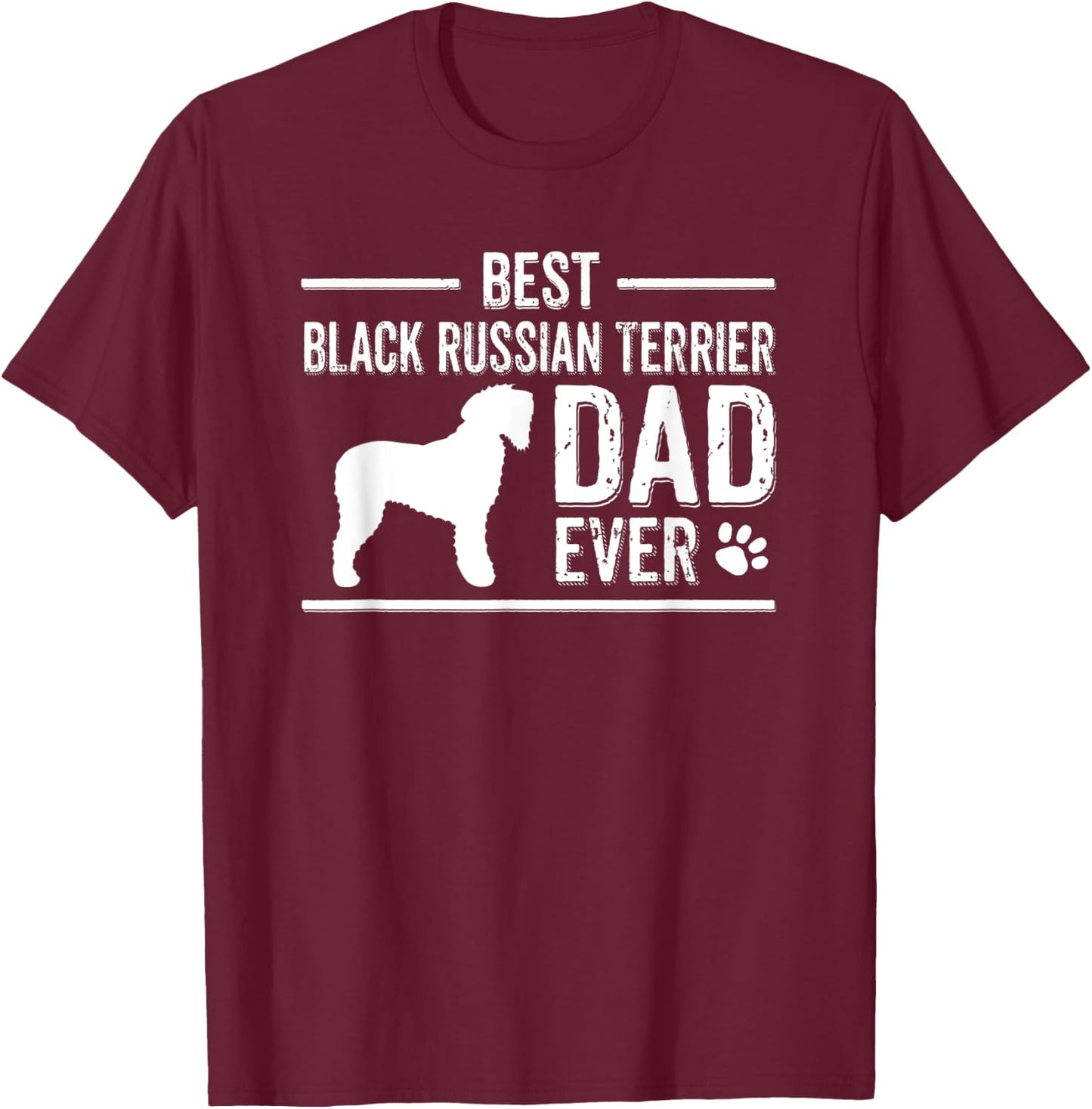 Black Russian Terrier T-Shirt - T-Shirt | Maroon