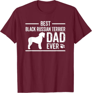 Black Russian Terrier T-Shirt - T-Shirt | Maroon
