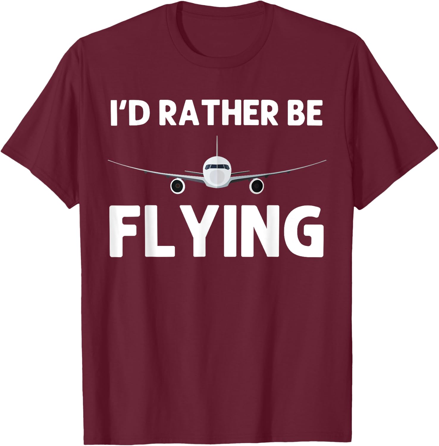 Funny Pilot Design Women Aviation Airplane Pilot T-Shirt - T-Shirt | Maroon