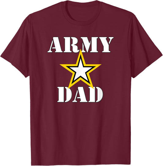 Army Dad - My Son or Daughter is a future U.S. veteran T-Shirt - T-Shirt | Maroon