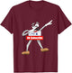 Funny Video Blogger Vlogger Dabbing Like Subscribe Button T-Shirt - T-Shirt | Maroon