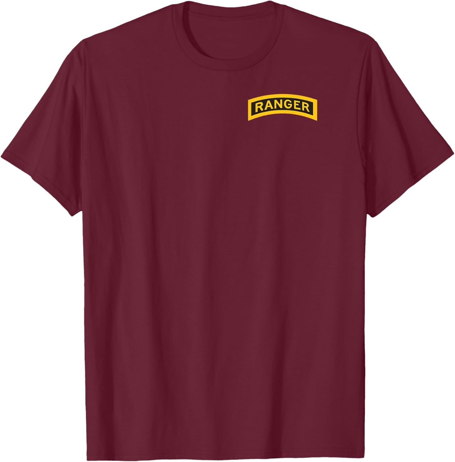 US Army Ranger Tab - Airborne Ranger - RLTW T-Shirt - T-Shirt | Maroon