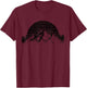Mountain Bike MTB Bicycle Cycling Downhill Biking Gift T-Shirt - T-Shirt | Maroon