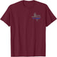 Texas Police, Law Enforcement Thin Blue Line Shirt T-Shirt - T-Shirt | Maroon