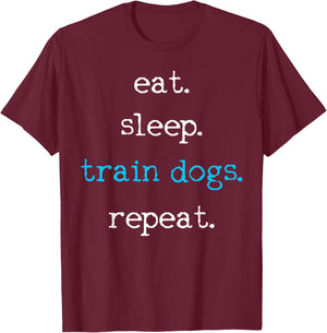 Dog Training T-Shirt - T-Shirt | Maroon