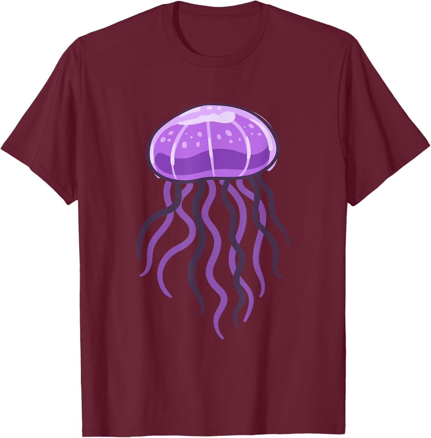 Jellyfish Costume Men Kids Women Girls T-Shirt - T-Shirt | Maroon