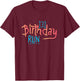 13.1 Birthday Run Half Marathon Finisher Gift Runner Shirt T-Shirt - T-Shirt | Maroon