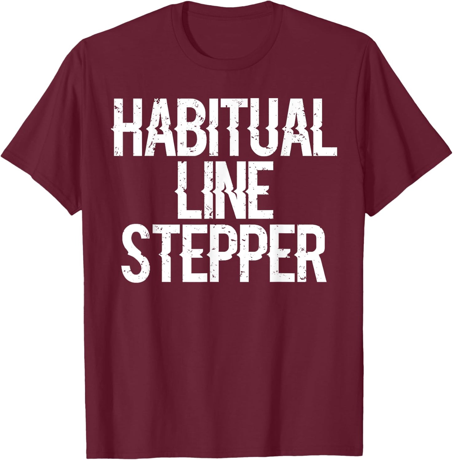 Habitual Line Stepper T-Shirt - T-Shirt | Maroon