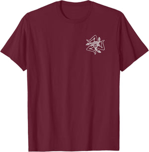 Sicily Shirt - Sicilian Triskelion T Shirt Men/Women/Youth T-Shirt - T-Shirt | Maroon