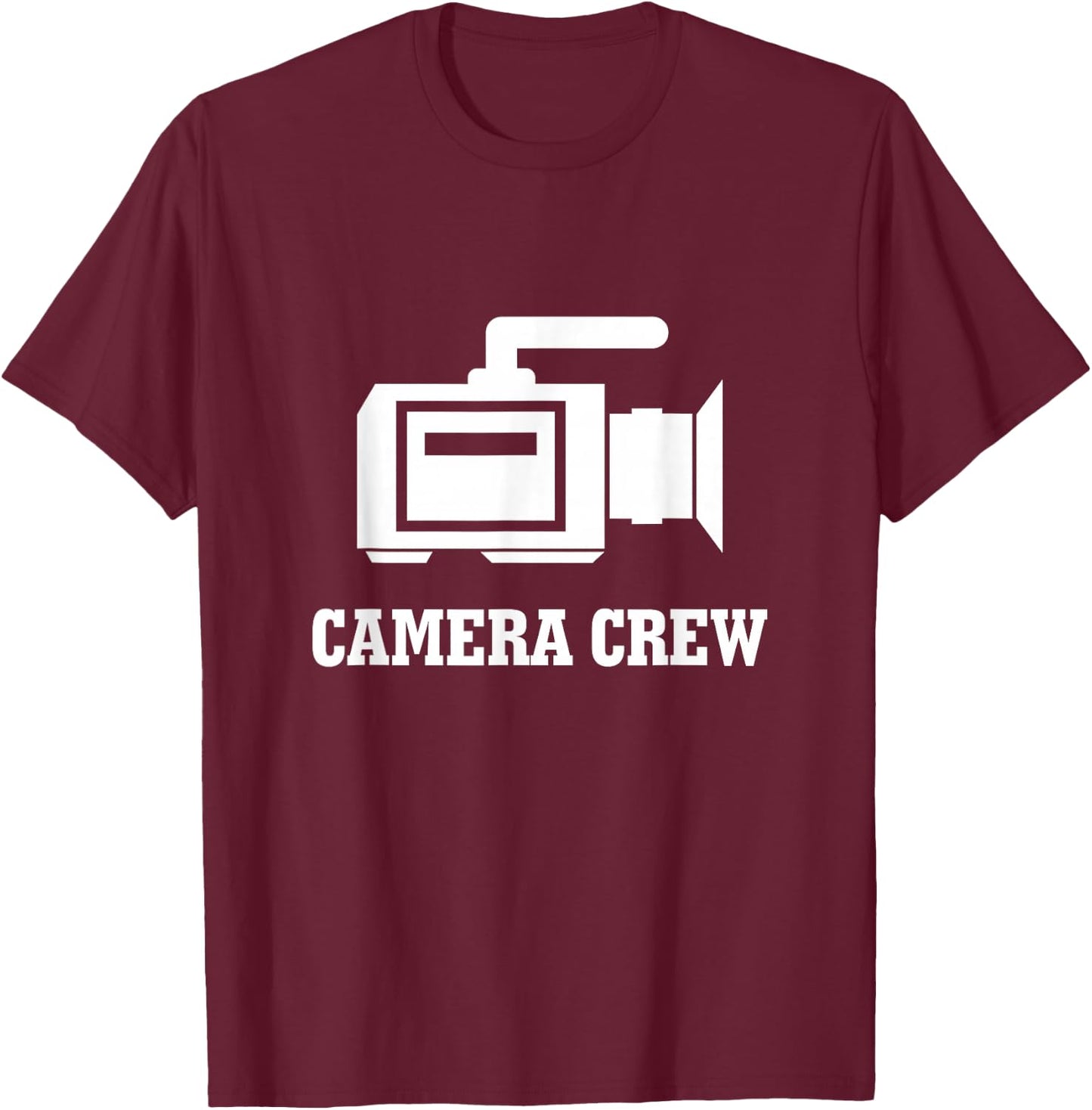 Camera Crew Shirt Cool Cameraman Shirt Cameraman Shirt T-Shirt - T-Shirt | Maroon