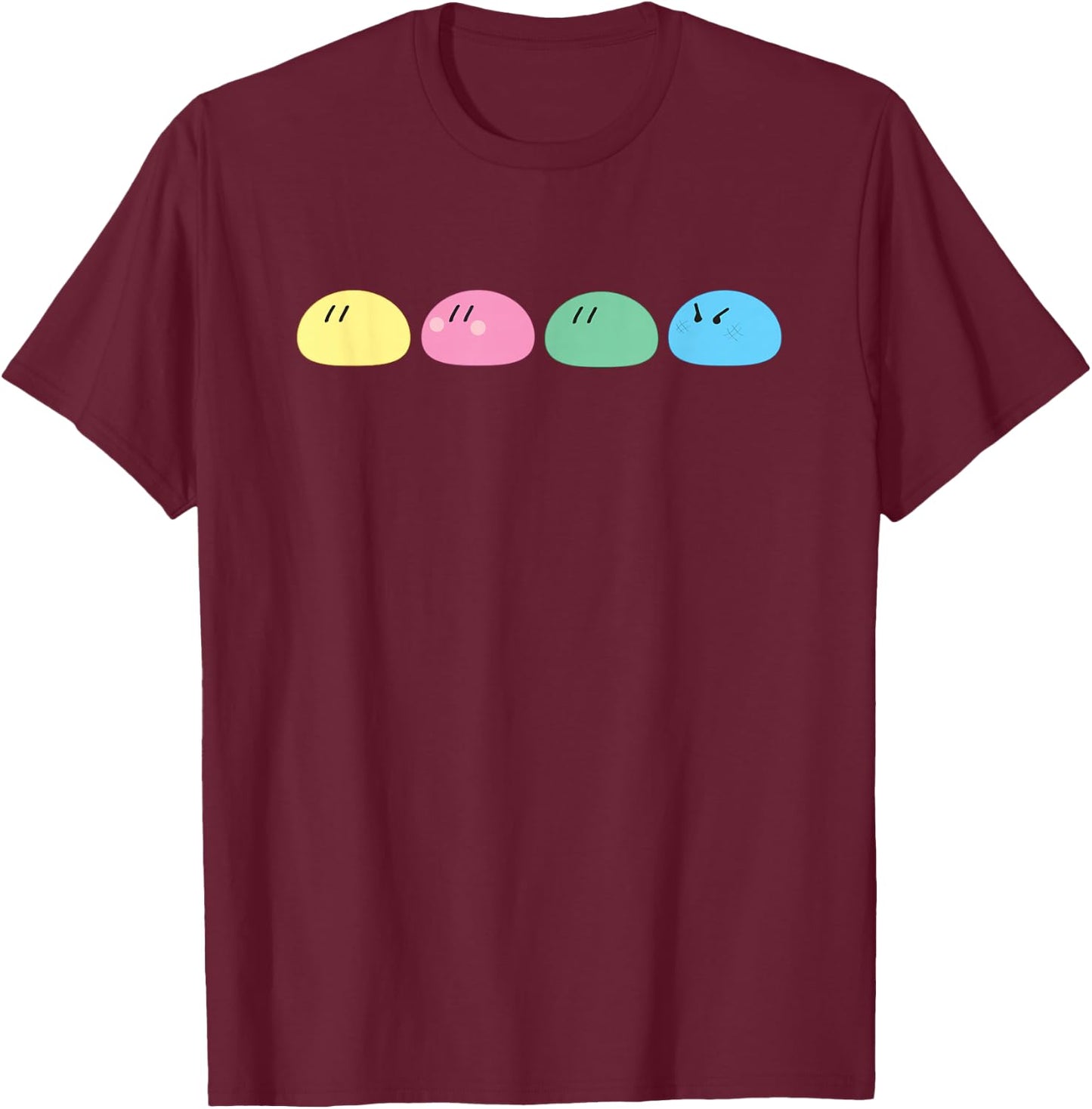Dango Kawaii Cute Pastel Harujuku Anime T-Shirt - T-Shirt | Maroon