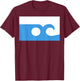 Flag of Ocean City Maryland T Shirt T-Shirt - T-Shirt | Maroon