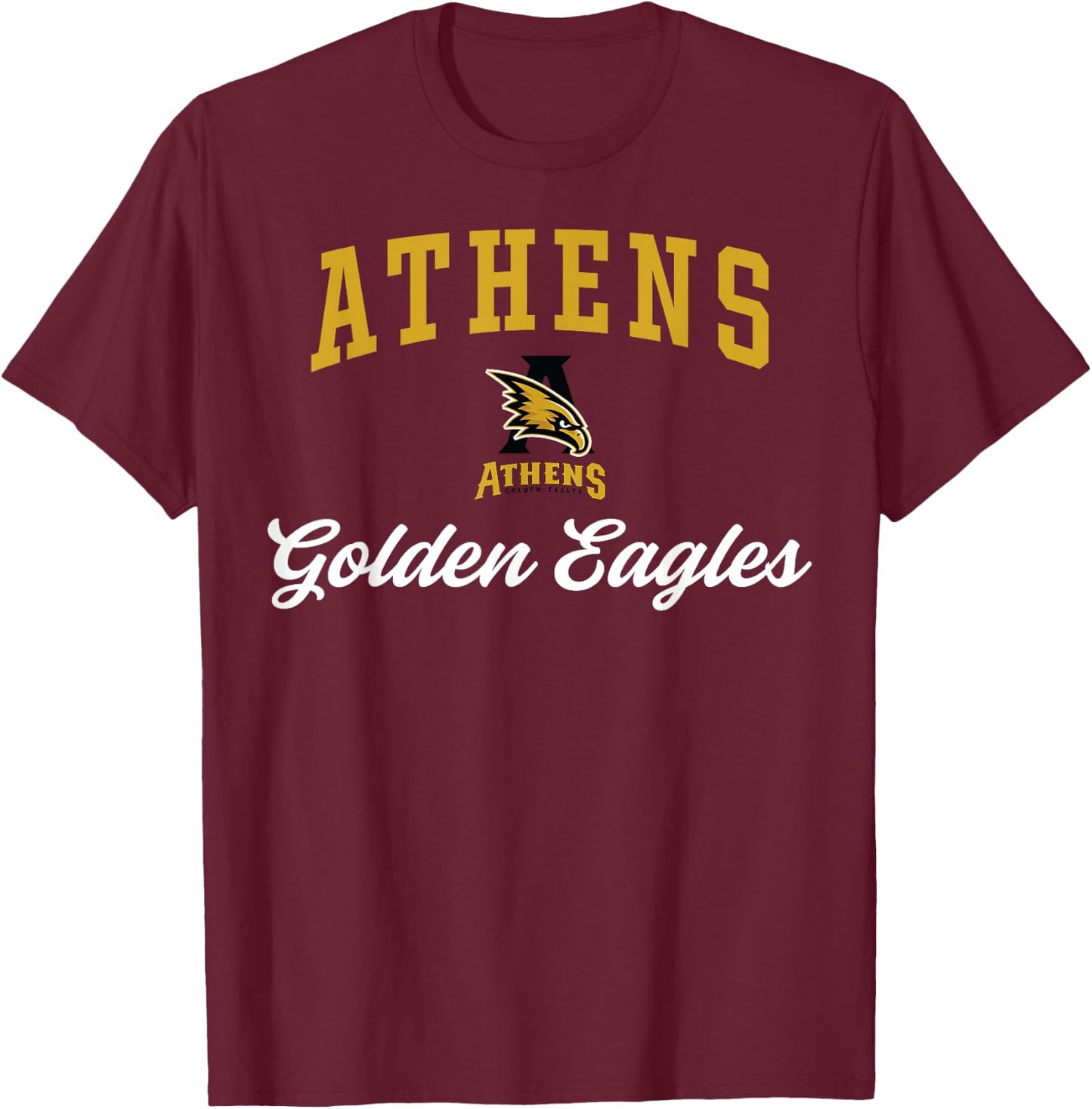 Athens High School Golden Eagles C3 T-Shirt - T-Shirt | Maroon