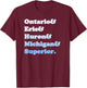 Retro Great Lake Lakes Huron Erie Michigan Superior Ontario T-Shirt - T-Shirt | Maroon