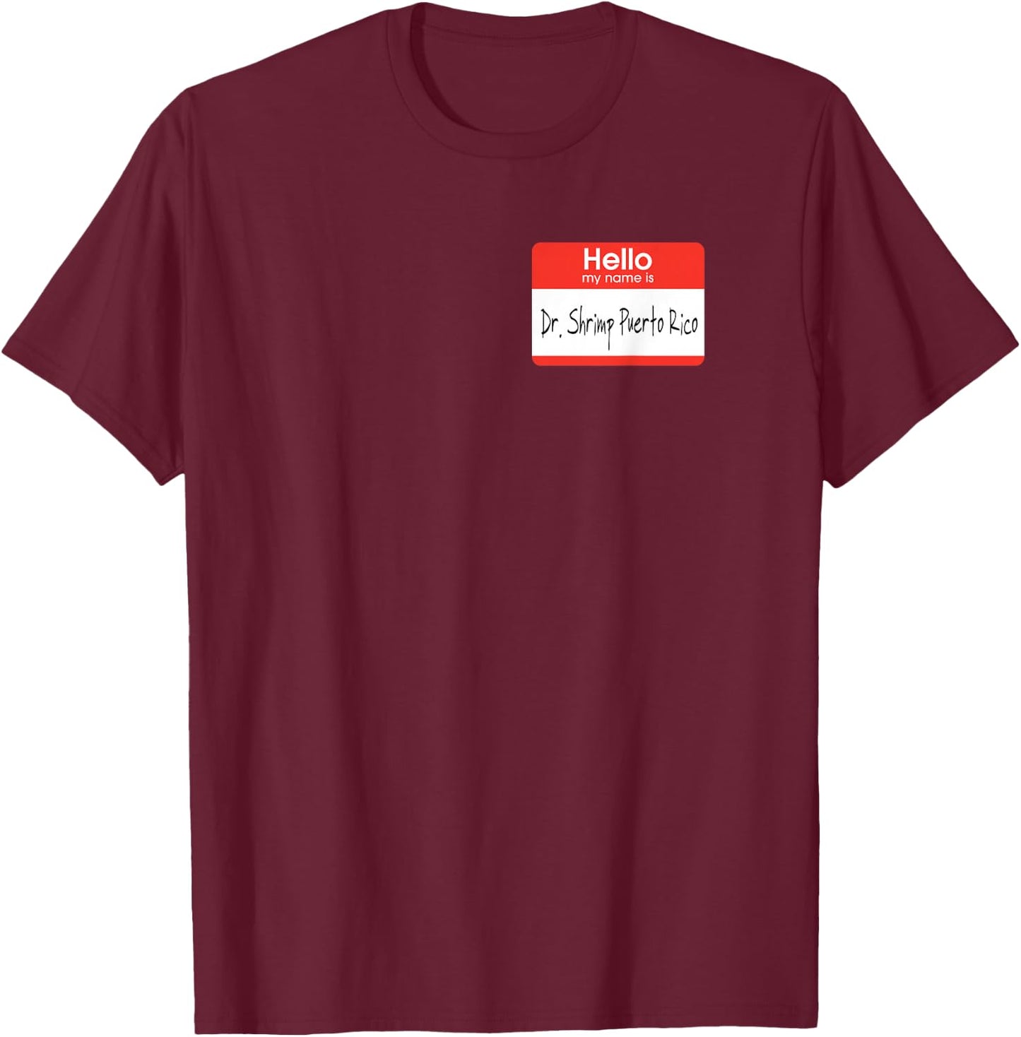 Dr. Shrimp Puerto Rico Jokers Shirt T-Shirt - T-Shirt | Maroon