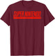 Super Nintendo Entertainment System Classic Logo T-Shirt - T-Shirt | Maroon